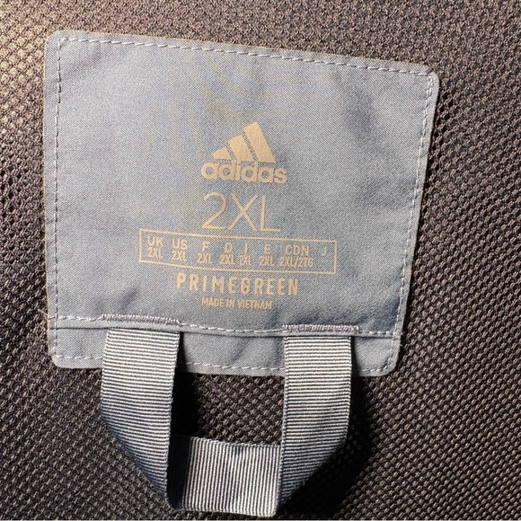 Adidas Primegreen Hooded Anorak Jacket Men’s 2XL Pullover Windbreaker - Picture 6 of 12